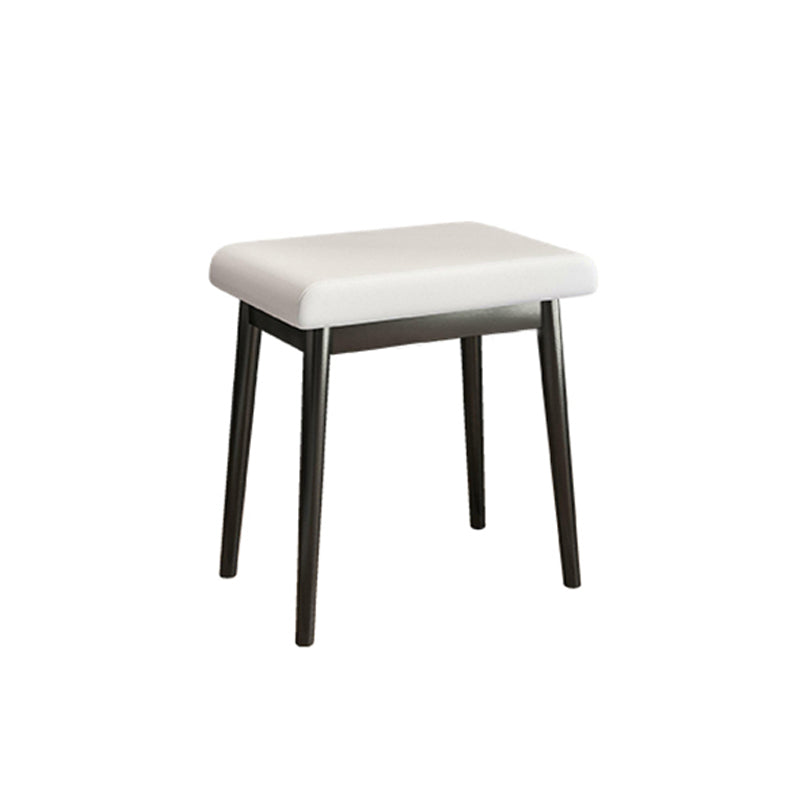 White Flip-Top Makeup Vanity Set Modern 29.53" H Dresser with Storage