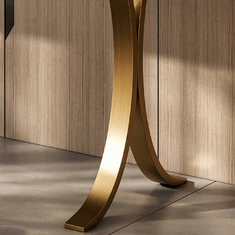 2 Drawers Vanity Set with Stool Glam Stone Top Makeup Vanity Desk