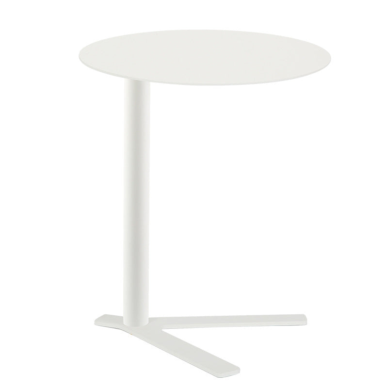 Metal Round Side End Table Minimalist Side Table for Living Room