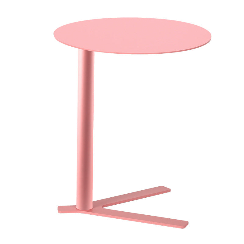 Metal Round Side End Table Minimalist Side Table for Living Room