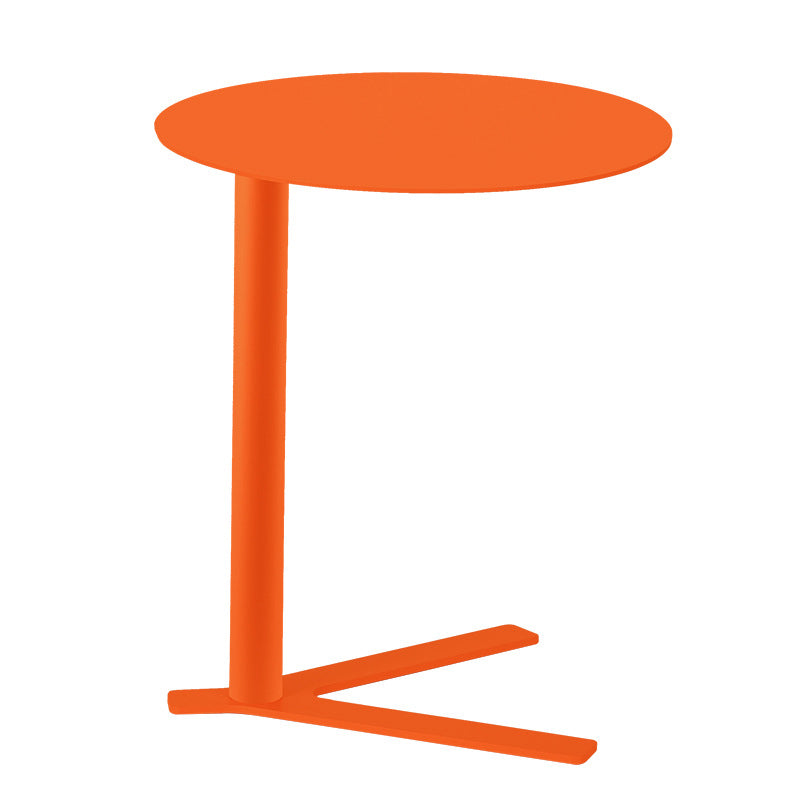 Metal Round Side End Table Minimalist Side Table for Living Room