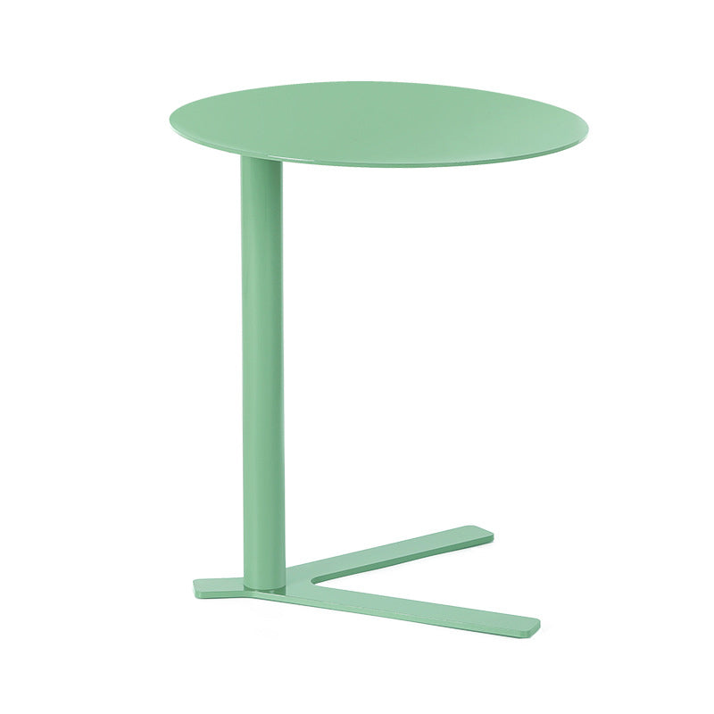 Metal Round Side End Table Minimalist Side Table for Living Room