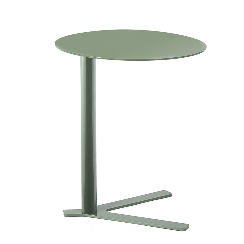 Metal Round Side End Table Minimalist Side Table for Living Room