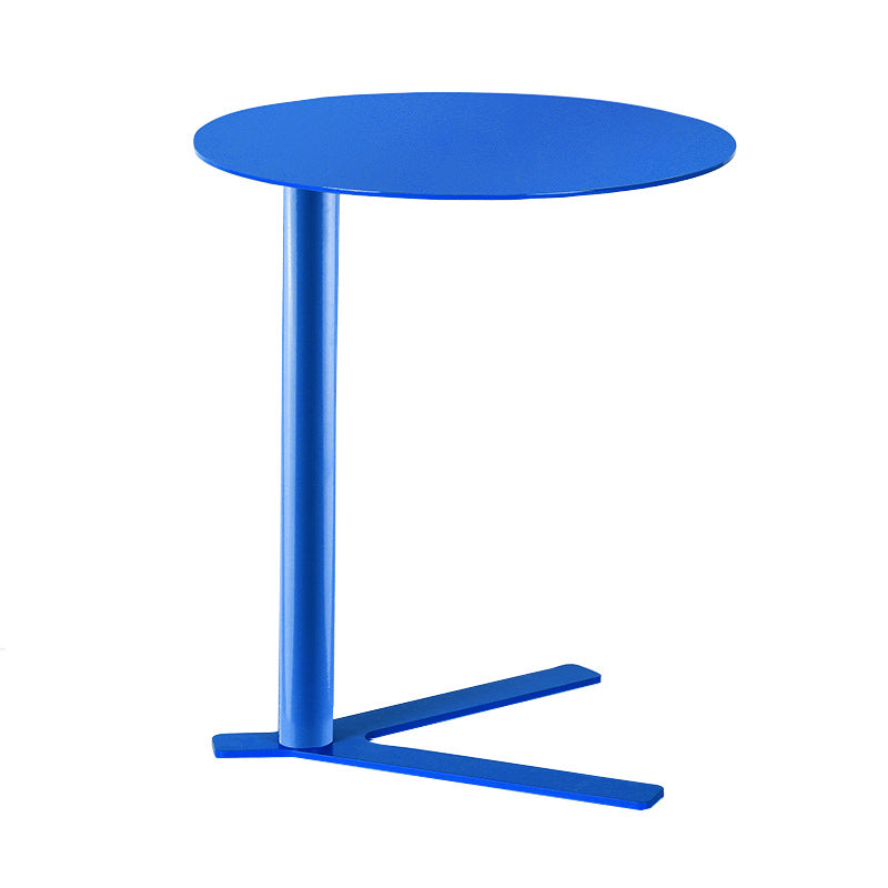 Metal Round Side End Table Minimalist Side Table for Living Room