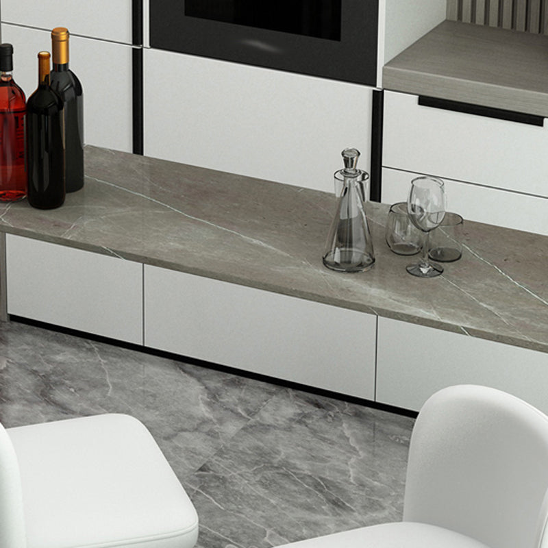 Industrial 1/2/4 Pieces Bar Table Set Rectangle Bar Table with High Metal Stools