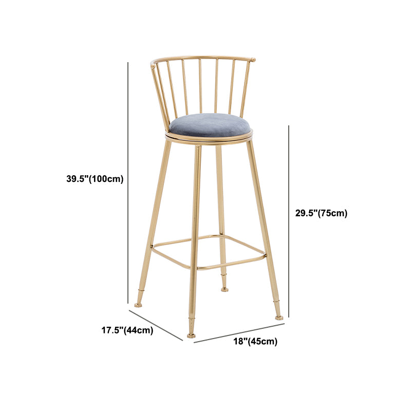 Glam 1/2/4/7 Pieces Bar Table Set Rectangle Bar Table with Metal High Stools