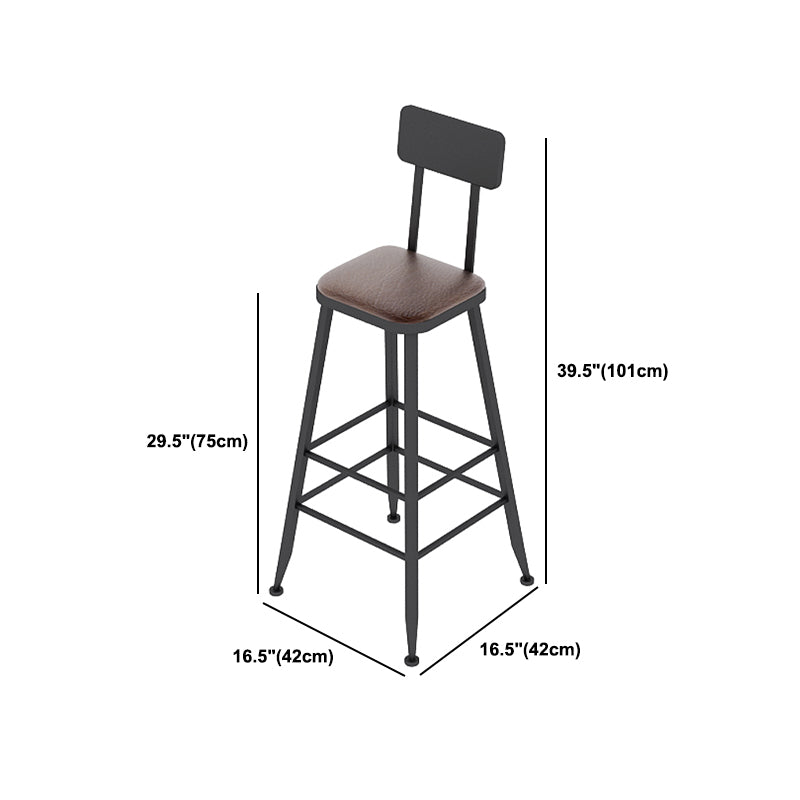Industrial Wood Bar Table Set 1/2/7 Pieces Rectangular Counter Set for Home Use