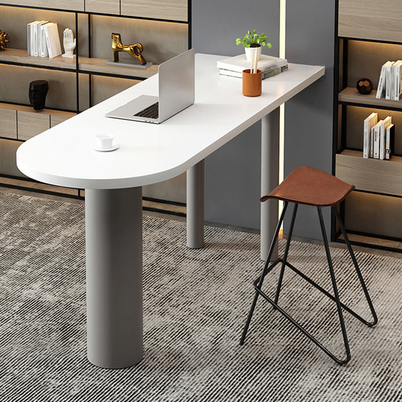 1/2/3/4 Pieces Modern Irregular Shape Pub Table Set Wooden Counter Table set