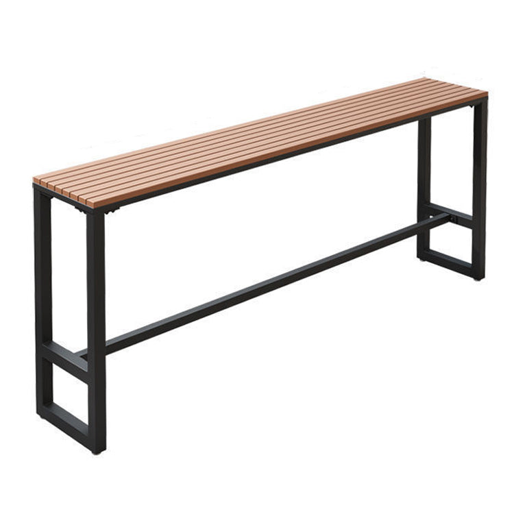 Modern Table Set 1/4/5 Pieces Bar Rectangle Bar Table with Metal High Stools for Kitchen