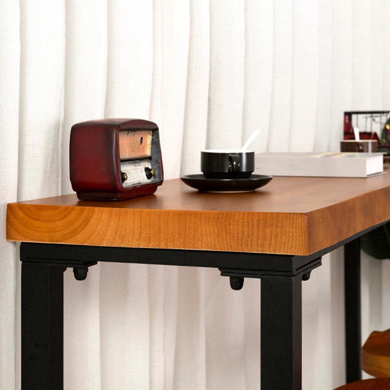 Modern 1/3/4 Pieces Bar Table Set Rectangle Pine Wood Counter Table for Living Room