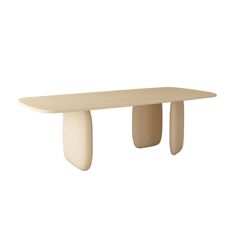 Modern 1/2/4/5 Pieces Dining Set Rectangle Pine Wood Dining Table for Dining Room Kitchen