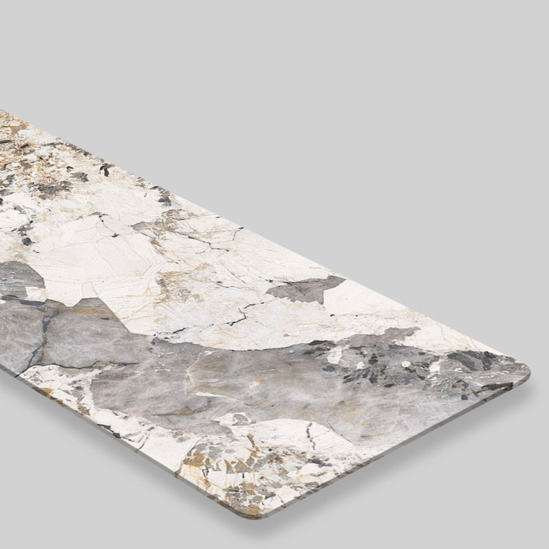 Luxurious Rectangle Dining Set 1/2/3/5/6/7/9 Pieces Sintered Stone Top Dinette Table Set