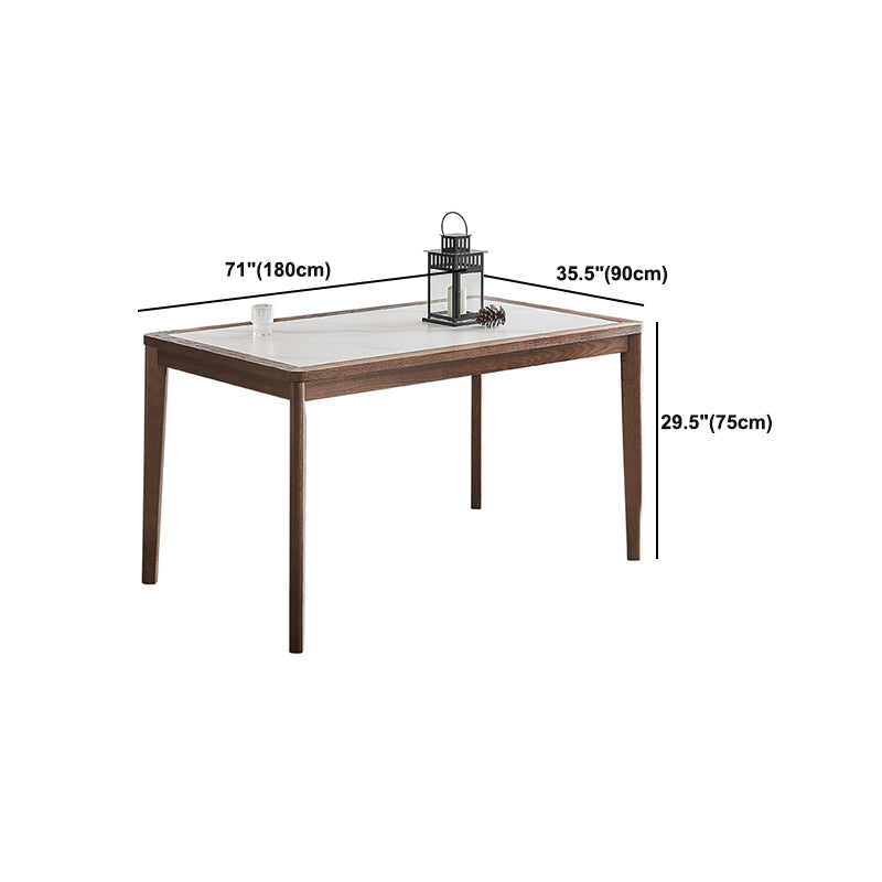 Designer Style Rectangle Dining Set 1/2/4/5 Pieces Sintered Stone Top Dinette Table Set