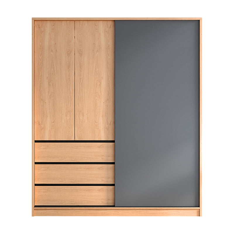 Engineered Wood Wardrobe Cabinet With Drawer Modern Wardrobe Armoire