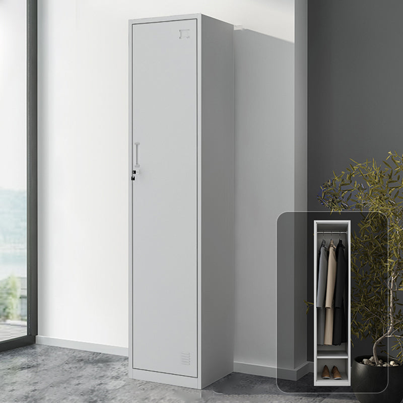 Steel Contemporary Wardrobe Closet Hinged Wardrobe Armoire for Home