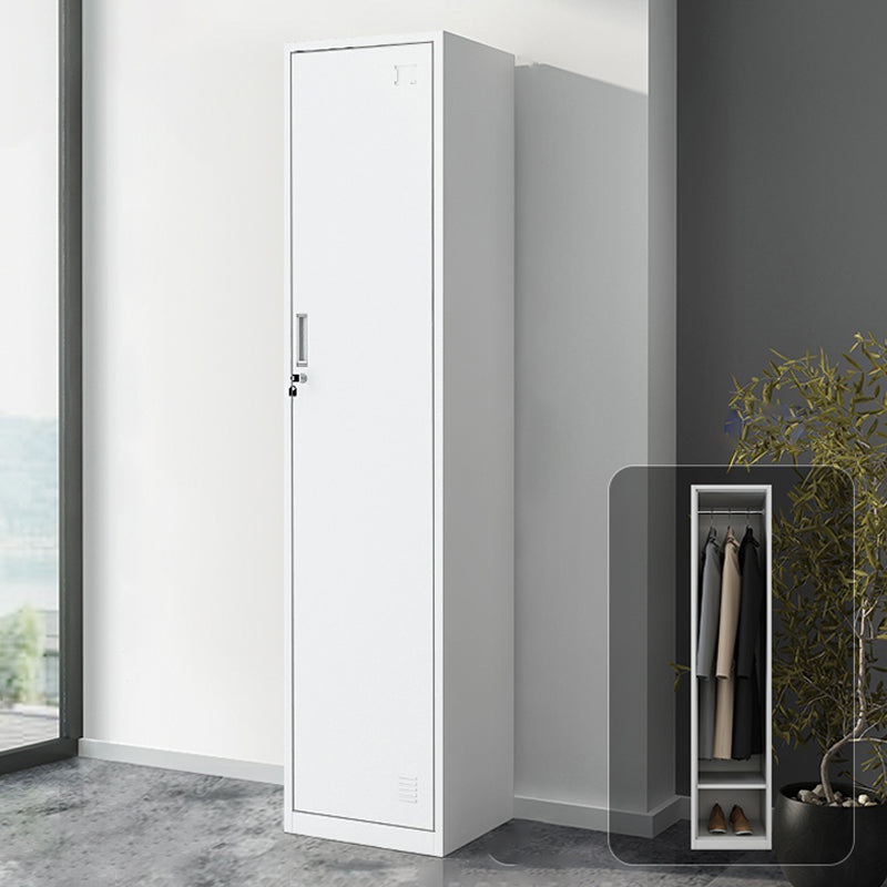 Steel Contemporary Wardrobe Closet Hinged Wardrobe Armoire for Home