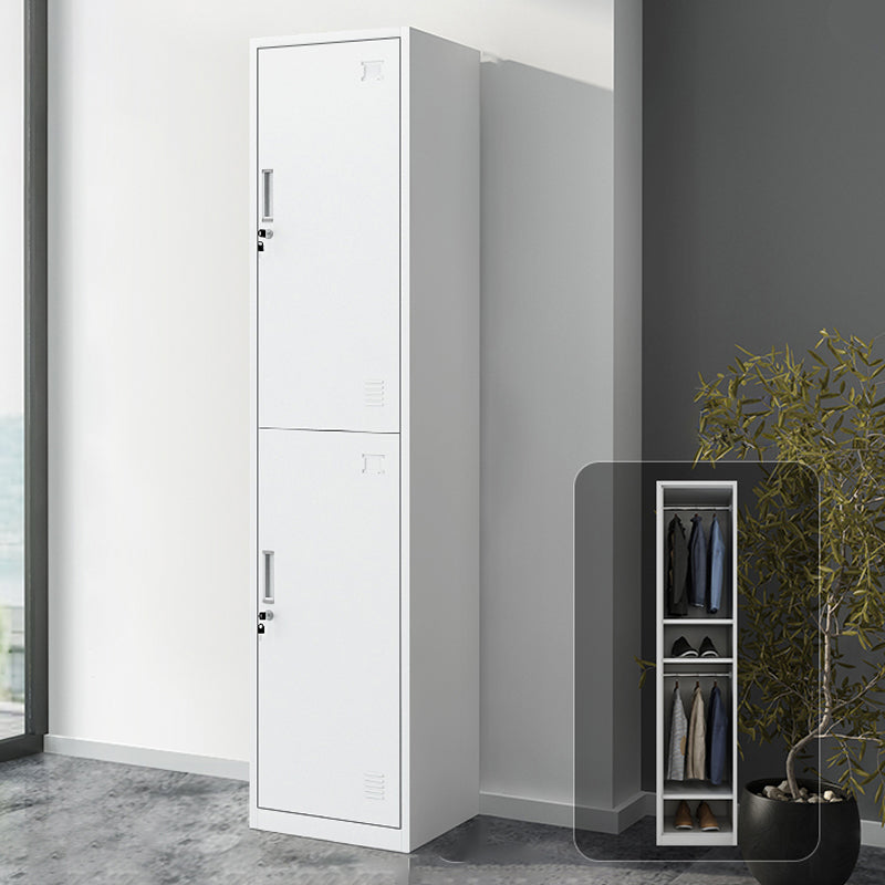 Steel Contemporary Wardrobe Closet Hinged Wardrobe Armoire for Home