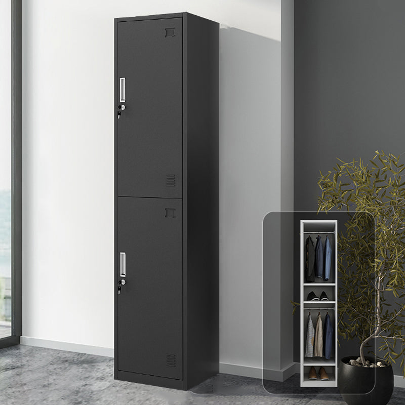 Steel Contemporary Wardrobe Closet Hinged Wardrobe Armoire for Home