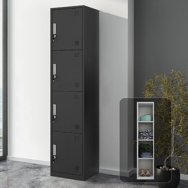 Steel Contemporary Wardrobe Closet Hinged Wardrobe Armoire for Home