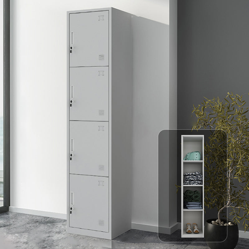 Steel Contemporary Wardrobe Closet Hinged Wardrobe Armoire for Home