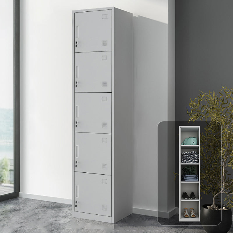 Steel Contemporary Wardrobe Closet Hinged Wardrobe Armoire for Home