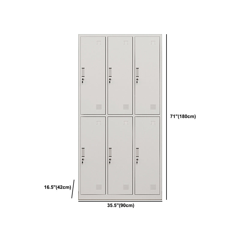 Contemporary Hinged Wardrobe Cabinet Steel Wardrobe Closet for Home