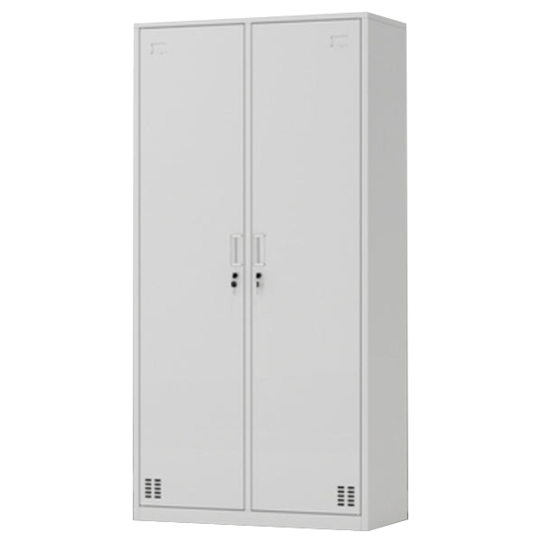 Contemporary Style Wardrobe Armoire Metal Wardrobe Closet with Locks