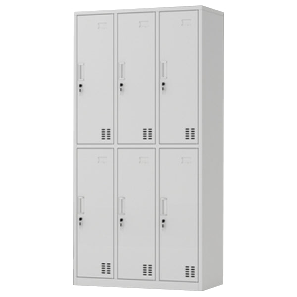 Contemporary Style Wardrobe Armoire Metal Wardrobe Closet with Locks