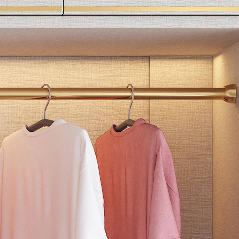 Contemporary Style Wood Wardrobe White Colour Soft Close Drawer Wardrobe Closet