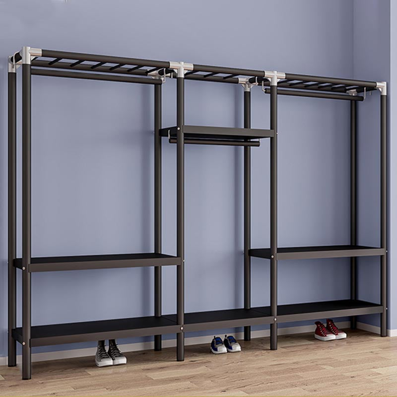 Contemporary Style Wardrobe Armoire Steel Wardrobe Closet with Legs