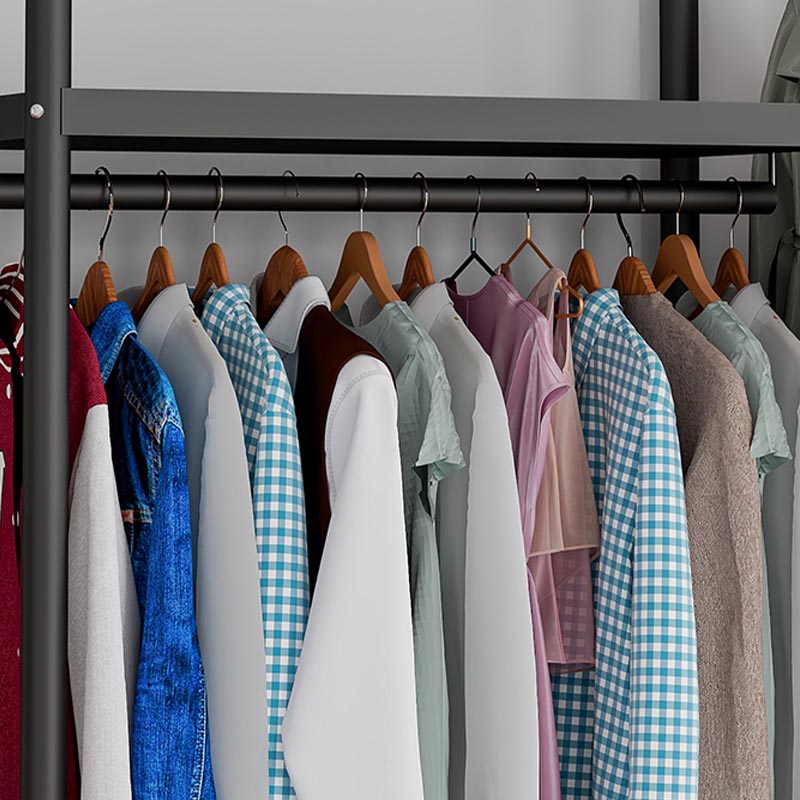 Contemporary Style Wardrobe Armoire Steel Wardrobe Closet with Legs