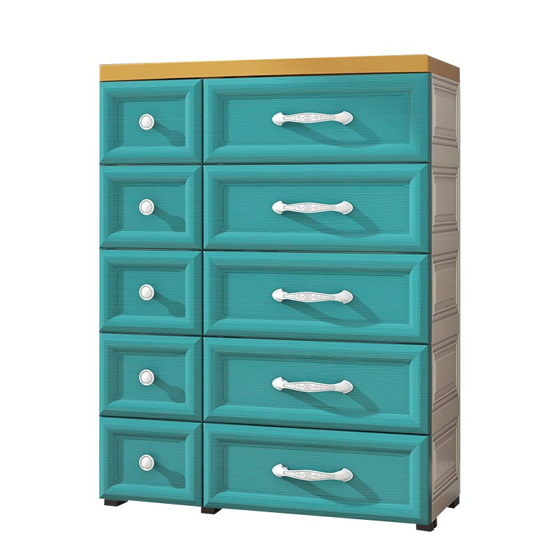 Contemporary Non-Hanging Armoire Plastic Wardrobe Closet,29.13" D x 13.78" W x 39.37" H