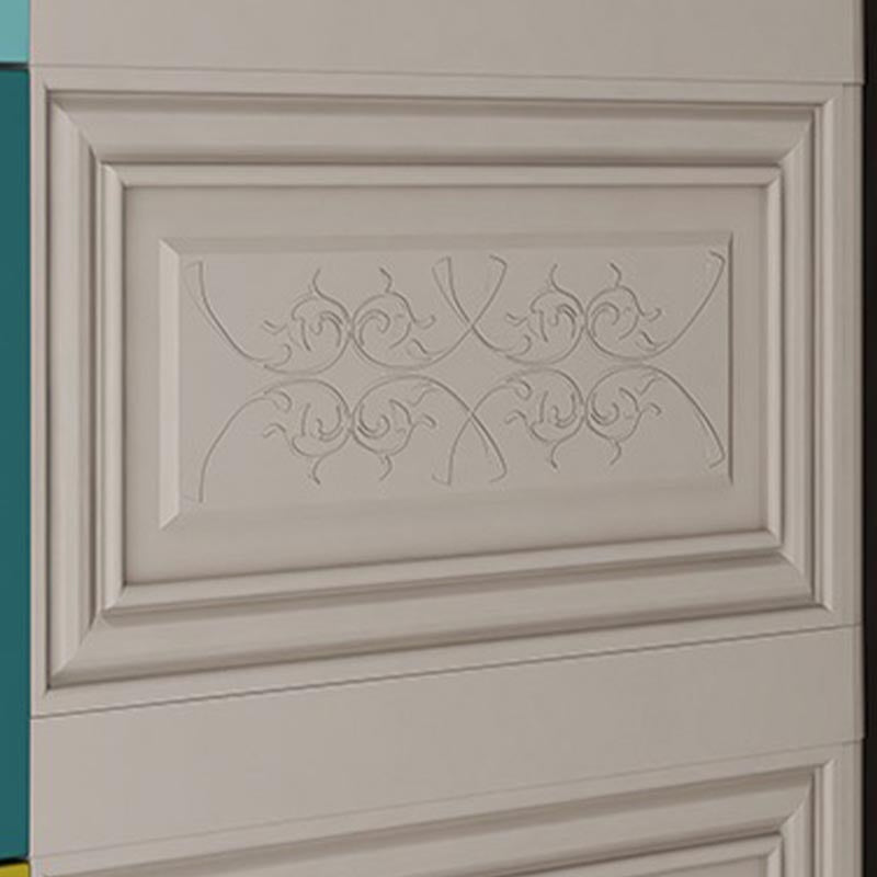 Contemporary Non-Hanging Armoire Plastic Wardrobe Closet,29.13" D x 13.78" W x 39.37" H