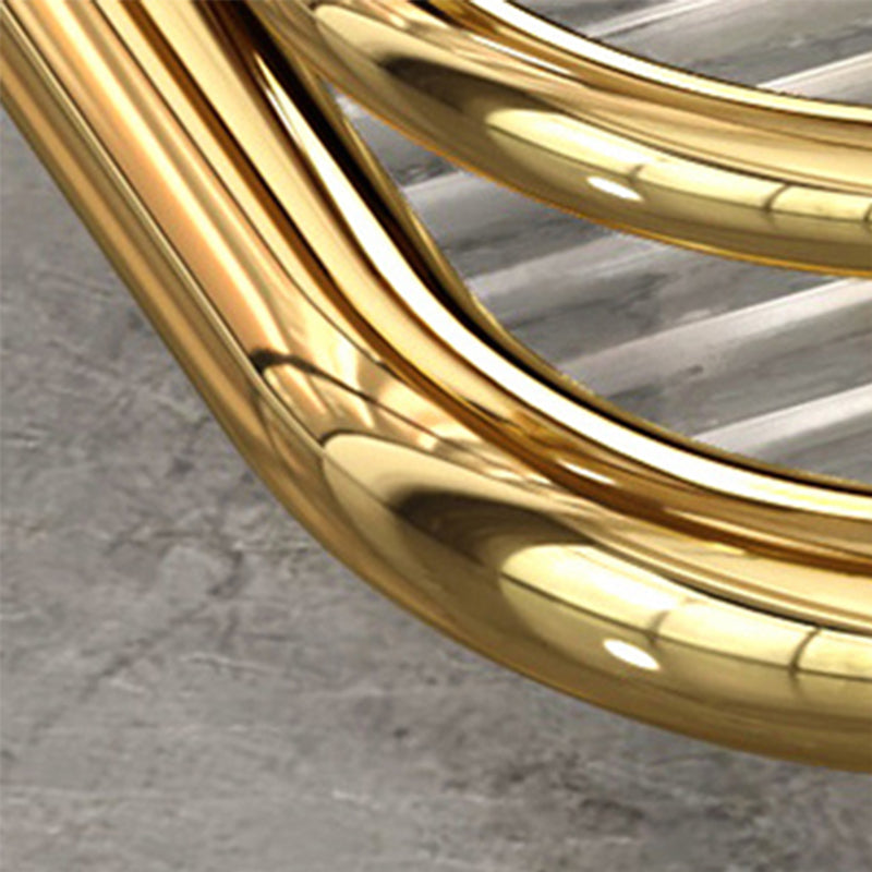 34.64" High Modern Style Prep Table Rolling Metal Prep Table for Home