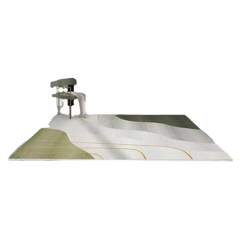 Animal Skin Modern Style Rug Rectangle Shape Stain Resistant Rug for Home Decor