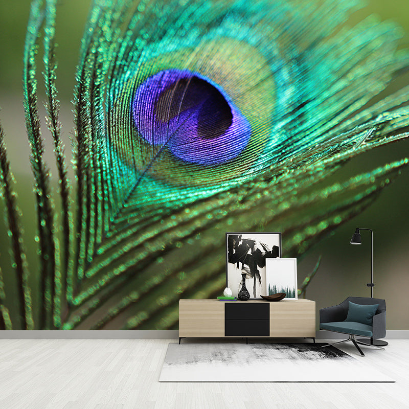 Photography Feather Wall Mural Contemporary Stain Resistant Indoor Wall Murals