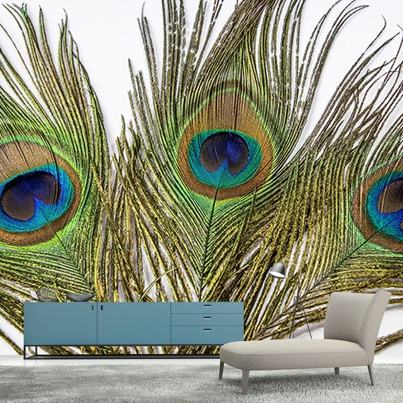 Resistant Wallpaper Feather Decorative Photography Living Room Wall Mural