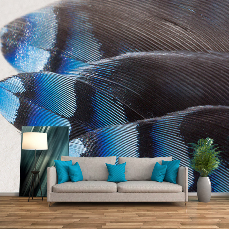 Decorative Wall Mural Photography Feather Stain Resistant Modern Wallpaper
