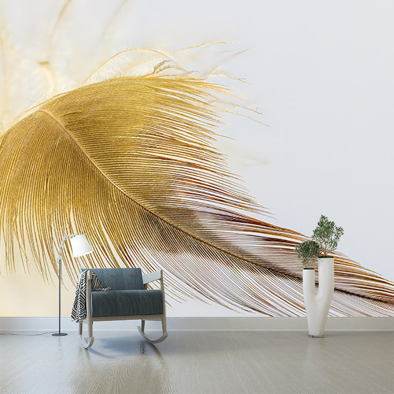 Feather Environmental Wall Mural Home Photography Stain Resistant Wall Mural