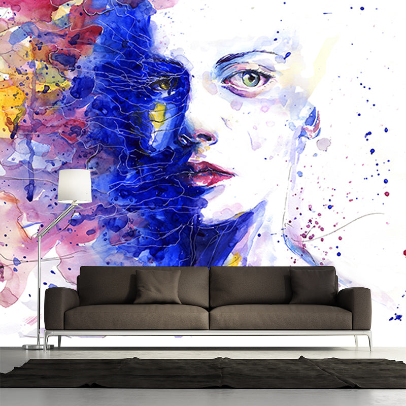 Illustration Wall Mural Classic Stain Resistant Art Painting Wall Mural