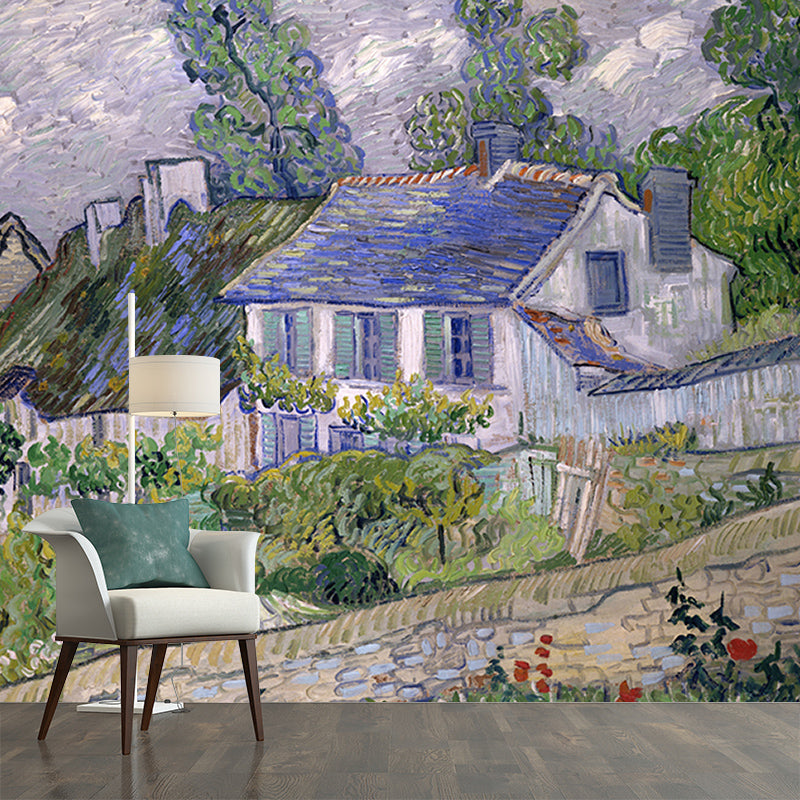 Classic Illustration Art Wall Mural Stain Resistant Oil Painting Home Wall Mural