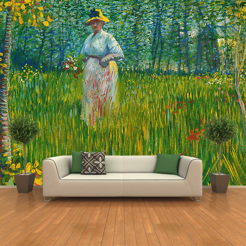 Classic Illustration Art Wall Mural Stain Resistant Oil Painting Home Wall Mural