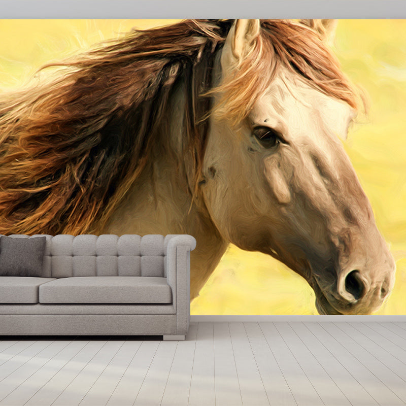 Illustration Wall Mural Mildew Resistant Classic Art Bedroom Wall Mural