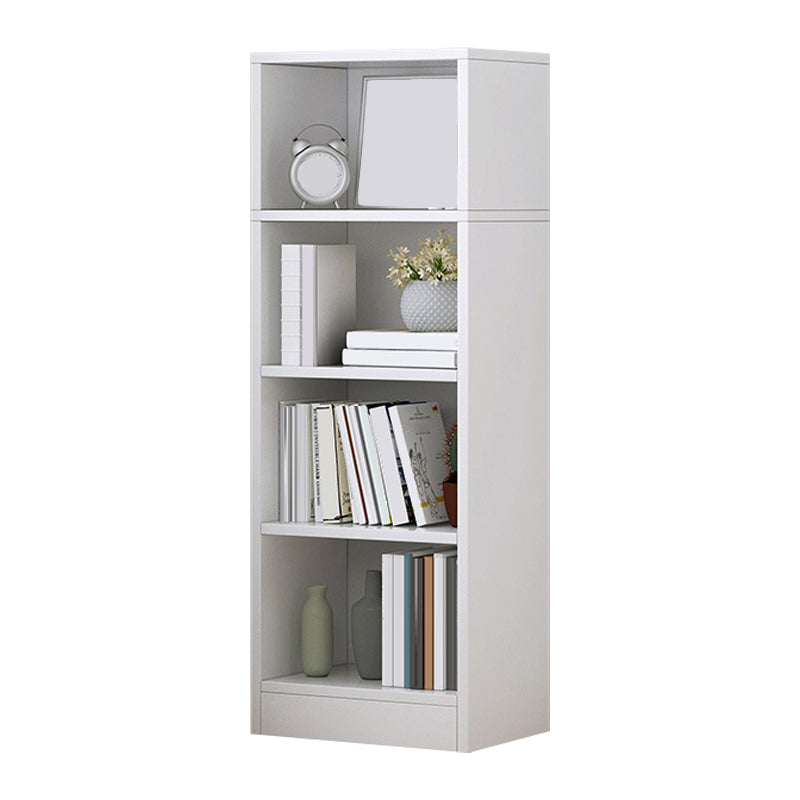 Modern Corner Wooden Shelf Bookcase Closed Back Book Shelf for Study Room