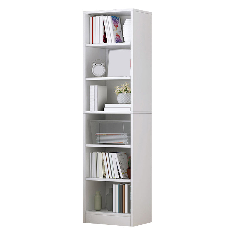Modern Corner Wooden Shelf Bookcase Closed Back Book Shelf for Study Room