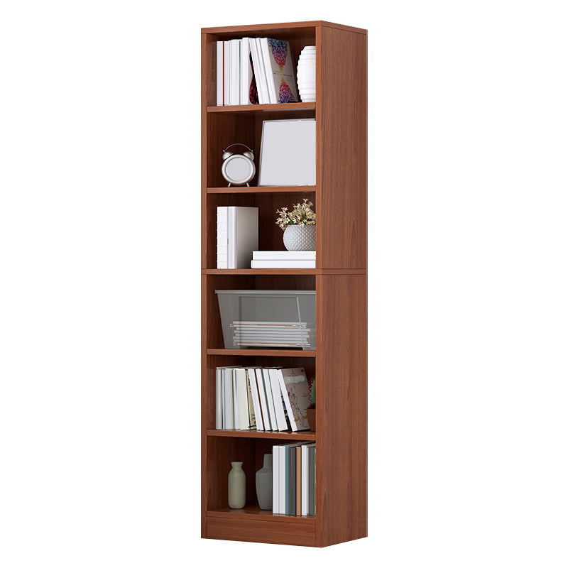Modern Corner Wooden Shelf Bookcase Closed Back Book Shelf for Study Room