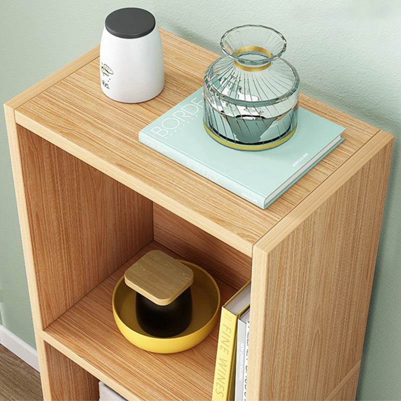 Engineered Wood Standard Bookshelf Matte Finish Shelf Bookcase with Doors