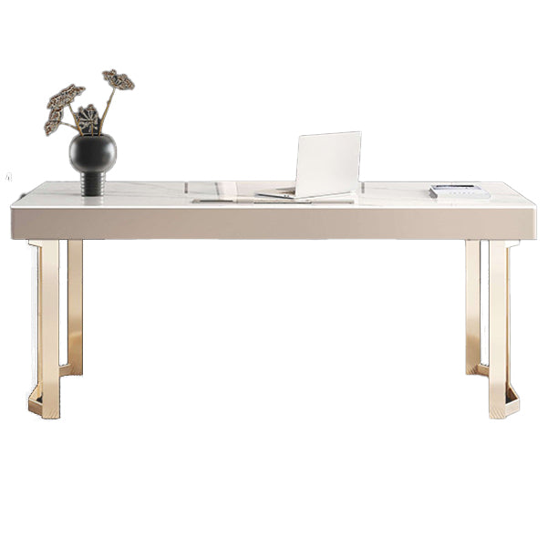 Cable Management Office Desk with Drawers Writing Desk Sled for Home