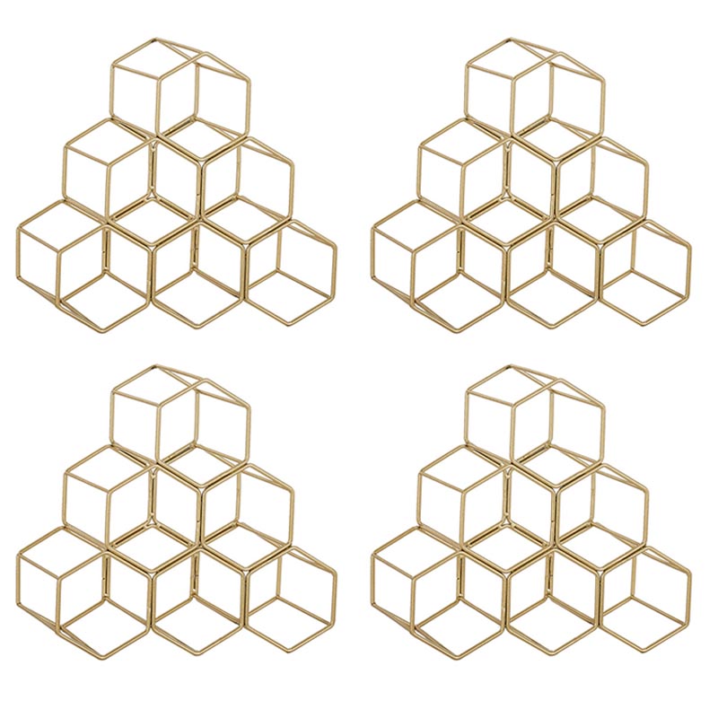 Luxury Round Wine Bottle Holder Tabletop Metal Bottle Holder