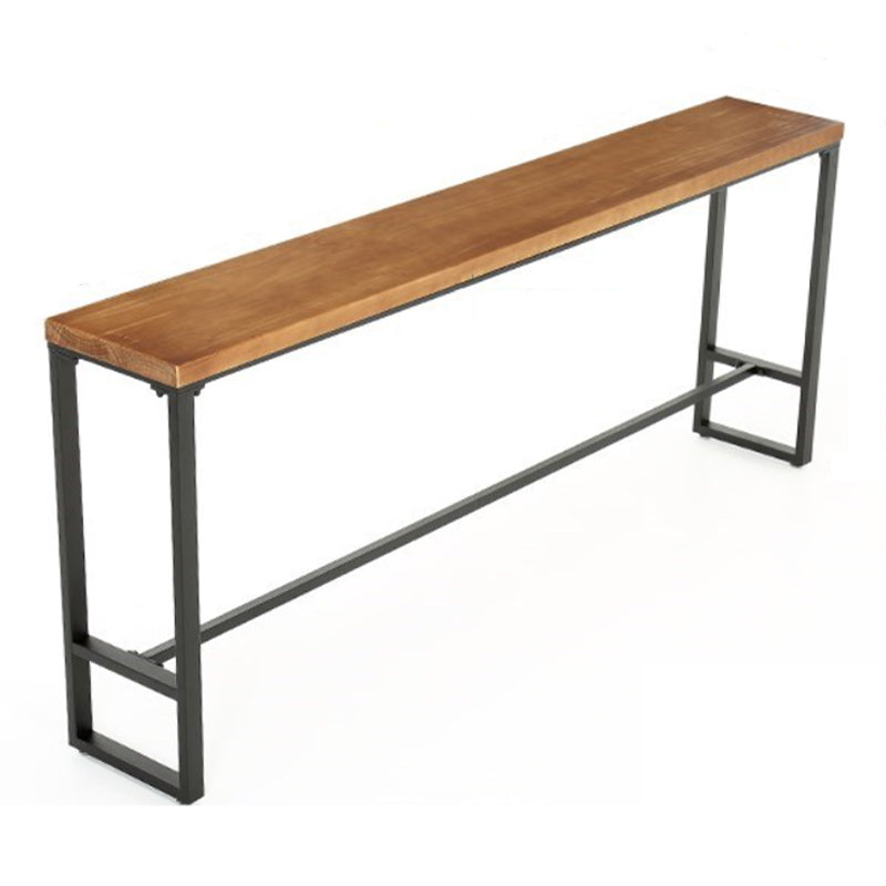 Industrial 1/4/5/9 Pieces Bar Table Set Rectangle Pine Wood Counter Table for Bar